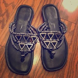 Jessica Simpson flip flops